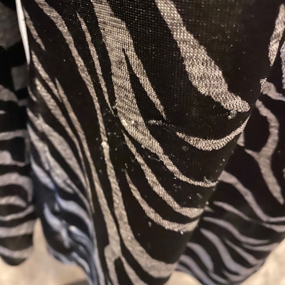 Women’s Size S zebra open cardigan - Picture 4 of 6
